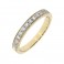 18ct Gold Milligrain Diamond Wedding Ring - D: 0.30cts