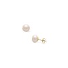 9ct Yellow Gold Freshwater Cultured Pearl Earrings - 4.0 - 4.5m
