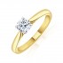 18ct Gold Diamond Solitaire Ring - 0.50cts F/SI1