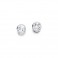 18ct White Gold Diamond Solitaire Stud Earrings - 0.19cts