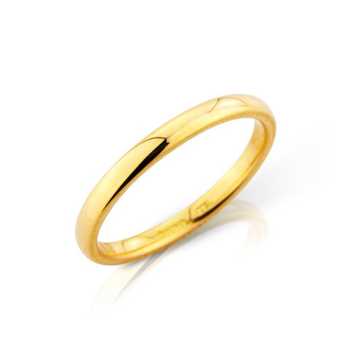 2mm 18ct gold wedding cheap band
