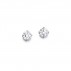 18ct White Gold 0.10ct Diamond Solitaire Earrings