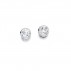 18ct White Gold Diamond Solitaire Stud Earrings - 0.20cts