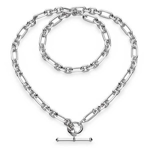 Kit Heath Astoria Figaro Chain Link T-bar 18-inch Necklace