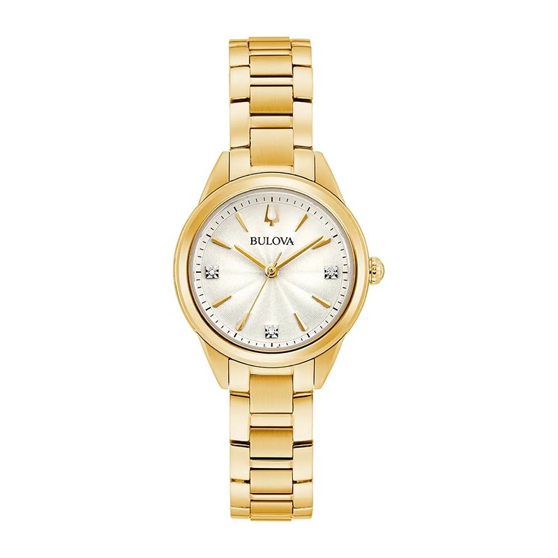 Ladies gold tone bracelet watch online