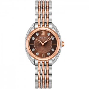Bulova Ladies Classic Diamond Set Watch - 98R230