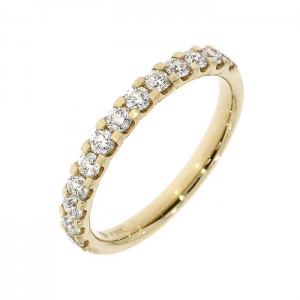 !8ct Yellow Gold Diamond Eternity Ring - 0.51ct