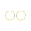 9ct Gold 22mm Sleeper Hoop Earrings