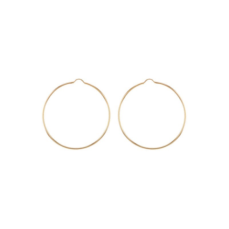 9ct Gold 70mm Large Hoop Earrings 9ct Gold 70mm Large Hoop Earrings