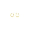 9ct Gold 15mm Huggie Hoop Earrings