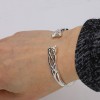 Ortak Sterling Silver Archibald Knox Bangle - BG3