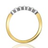 18ct Gold 7 Stone Diamond Eternity Ring - 0.68cts