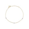 9ct Gold Diamond Bracelet - 0.09ct