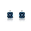 London Blue Topaz & Diamond Earrings | Macintyres of Edinburgh