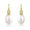 9ct Gold Freshwater Pearl Drop Earrings