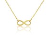 9ct Yellow Gold Infinity Necklet