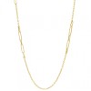 9ct Gold 28-inch Link & Chain Necklace