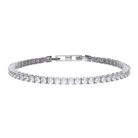 Diamonfire Silver Claw Set Zirconia Tennis Bracelet [Save 28% off RRP]