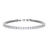 Diamonfire Silver Claw Set Zirconia Tennis Bracelet [Save 28% off RRP]