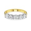 18ct Yellow Gold 5st 1.23ct Diamond Eternity Ring  | Macintyres of Edinburgh