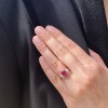 18ct Gold 3st Ruby & Diamond Ring - R 1.60 D 0.45