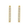 18ct Gold Diamond-set Hoop Earings - 0.82cts