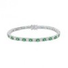 29% off RRP - Diamonfire Green CZ Cluster Earrings B5473