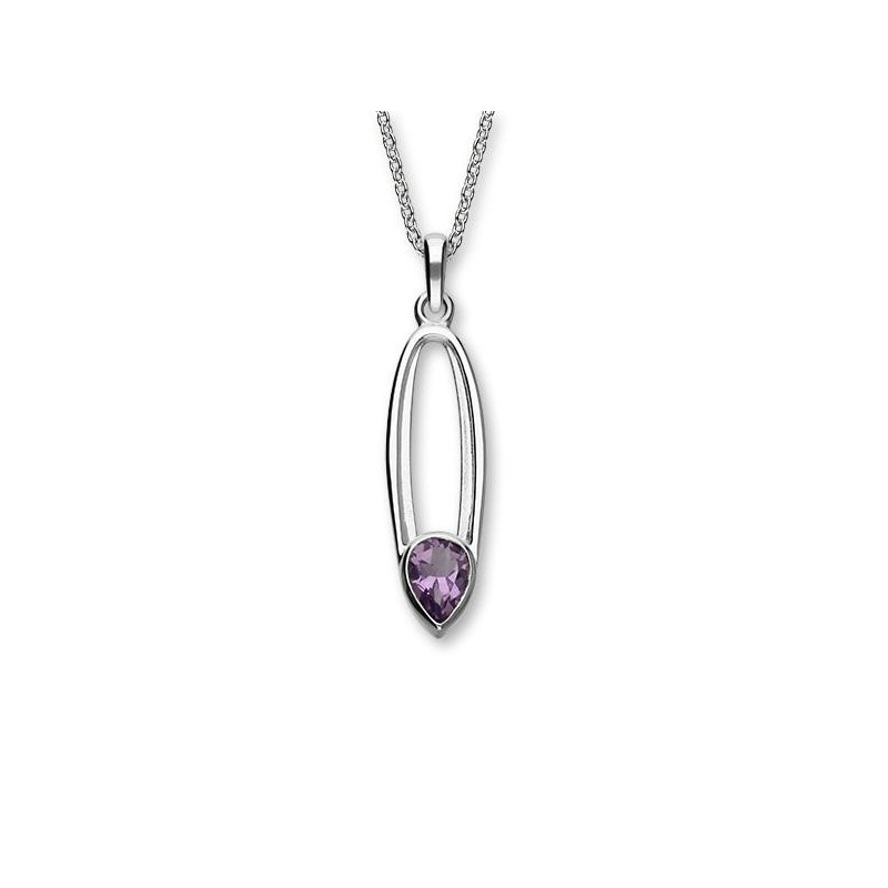 Ortak Amethyst Silver Pendant - CP331 Ortak Amethyst Silver Pendant - CP331