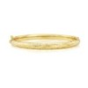 9ct Gold Hand-chased Hinged Bangle