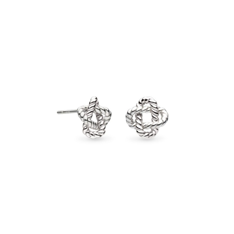 Kit Heath Sterling Silver Marina Rope Knot Stud Earrings - 41072 Kit Heath Sterling Silver Marina Rope Knot Stud Earrings - 41072