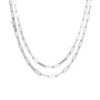 Kit Heath Revival 32 inch Paperclip Grande Silver Necklace