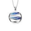 33% OFF - Ortak Sterling Silver Orbit Ocean Enamel Pendant - EP251