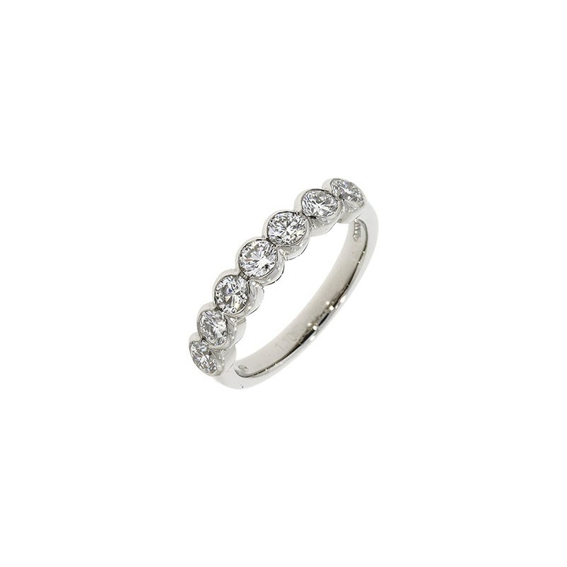 Platinum 7-stone Diamond Eternity Ring - 1.10cts Platinum 7-stone Diamond Eternity Ring - 1.10cts