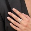 Platinum 7-stone Diamond Eternity Ring - 1.10cts