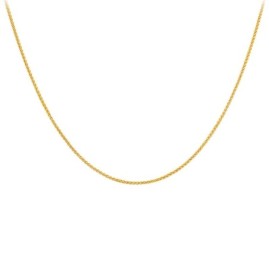 9ct Gold 16 Inch Mini Spiga Chain - 1.5g
