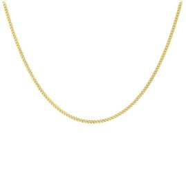 9ct Gold Adjustable 18/20-Inch Curb Chain - 0.88g
