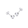 9ct White Gold 5mm Ball Studs
