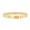 9ct Gold Flat Honeycomb 7.5 inch Bracelet