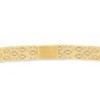 9ct Gold Flat Honeycomb 7.5 inch Bracelet