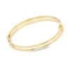 9ct Gold Double Square Tube Bangle