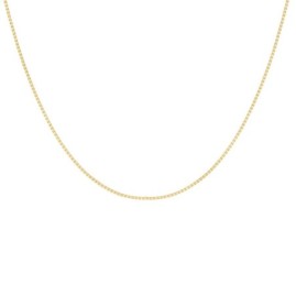 9ct Gold 18/20 Inch Adjustable Box Link Chain - 2g