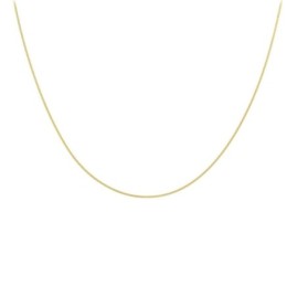 9ct Gold 22 Inch Adjustable Sliding Curb Chain - 1.4g