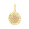 9ct Gold 15mm St. Christopher Medal | Macintyres of Edinburgh
