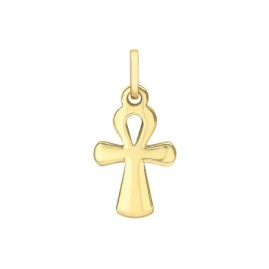 9ct Gold 11.5mm x 24mm Ankh Cross